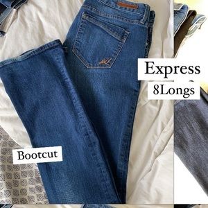 Express slim boot denim